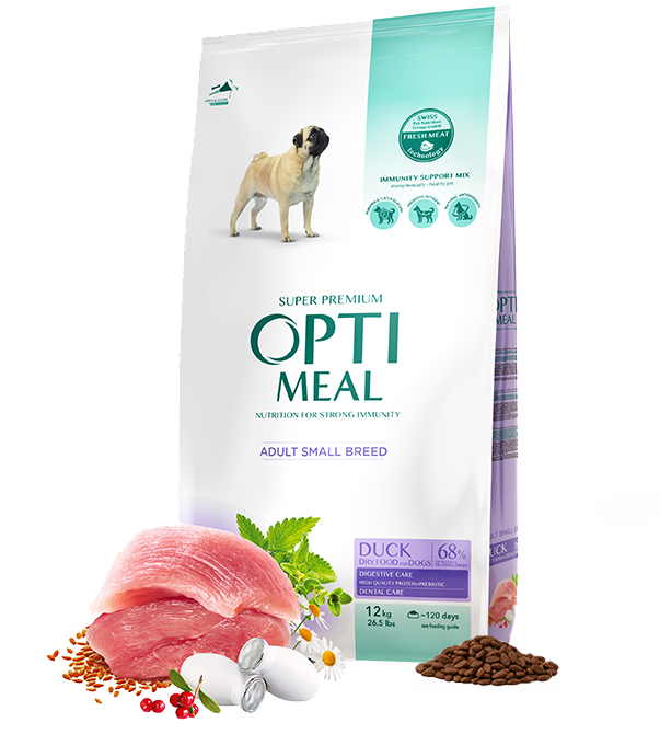 Optimeal kaczka adult małe rasy 12 kg