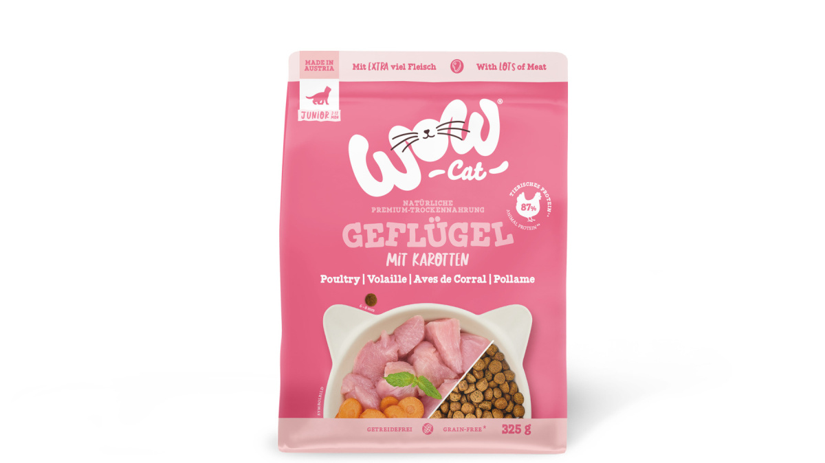 WOW Cat drób kitten 325 g