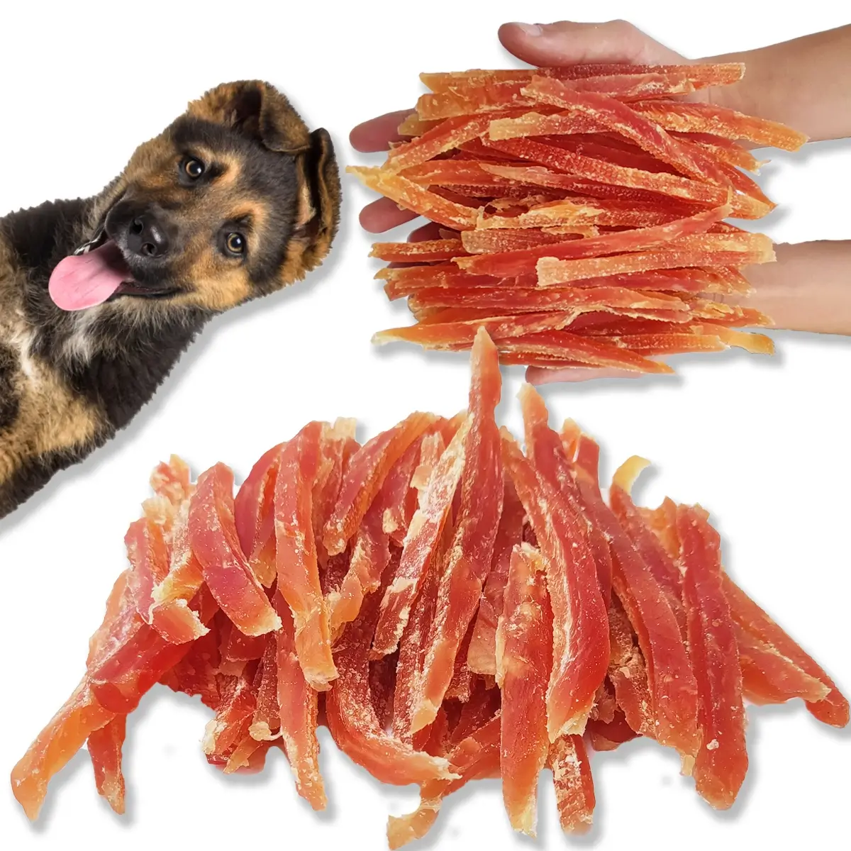 ZooPoint Snacks miękkie paski z kurczaka 500 g
