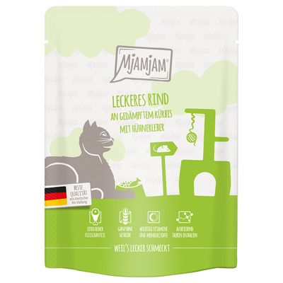 MjAMjAM Quetschie wołowina z dynią w sosie 300 g × 6