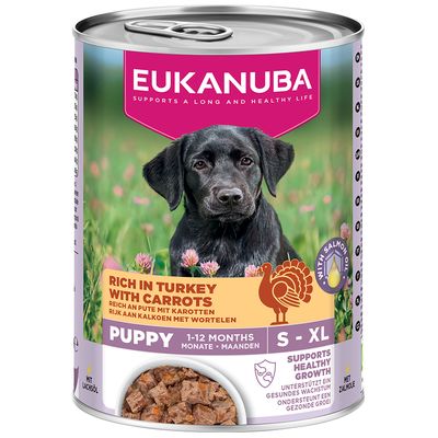 Eukanuba indyk puppy 400 g × 6
