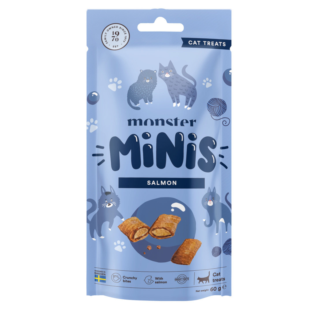 Monster Minis łosoś 60 g