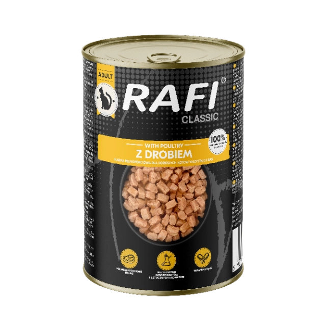 Rafi Classic drób w sosie adult 415 g