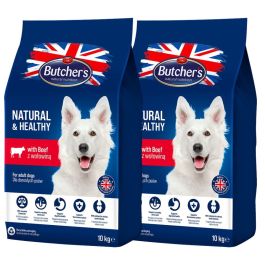 Butcher's Natural & Healthy wołowina 10 kg × 2