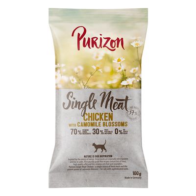 Purizon Single Meat kurczak z kwiatami rumianku adult 100 g