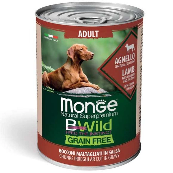 Monge Bwild jagnięcina adult 400 g