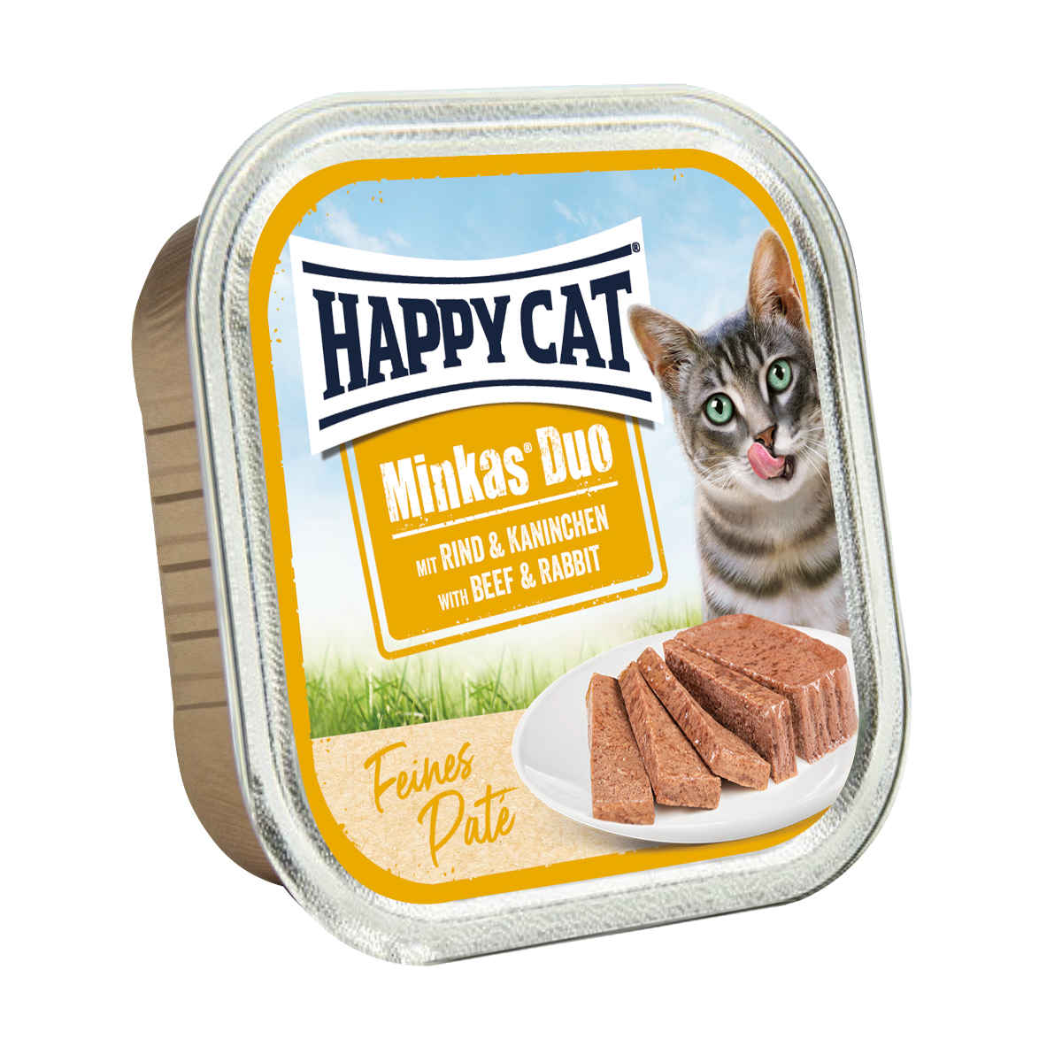 Happy Cat Minkas Duo królik, wołowina pasztet adult 100 g