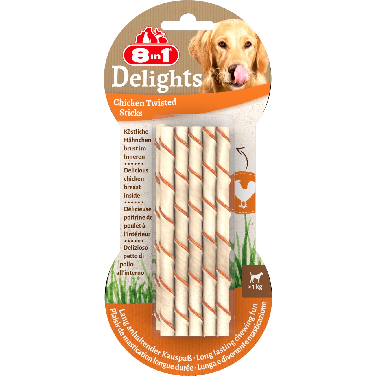 8in1 Delights kurczak 6 g × 10