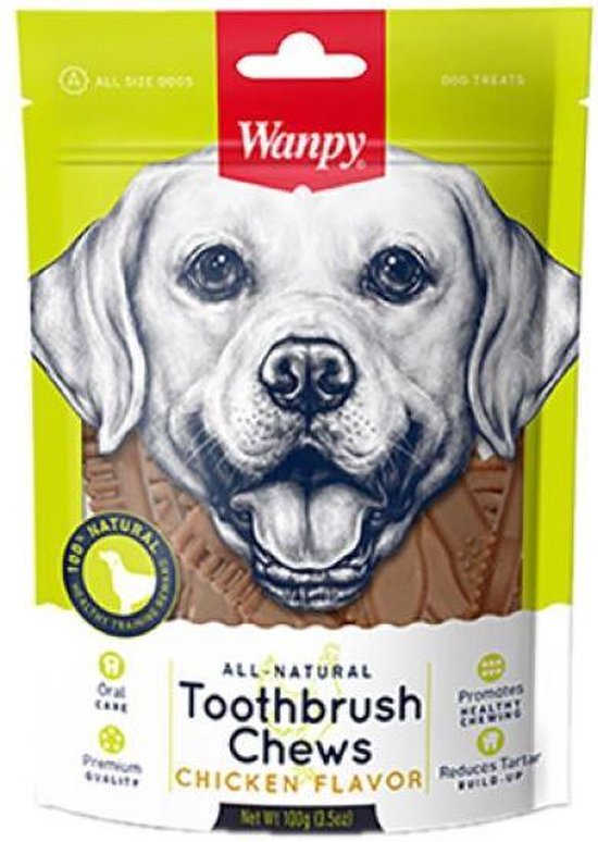 Wanpy Toothbrush Chews kurczak 100 g