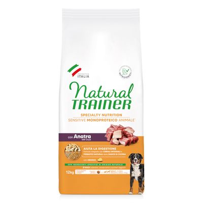 Trainer Natural Sensitive kaczka adult średnie rasy, duże rasy 12 kg