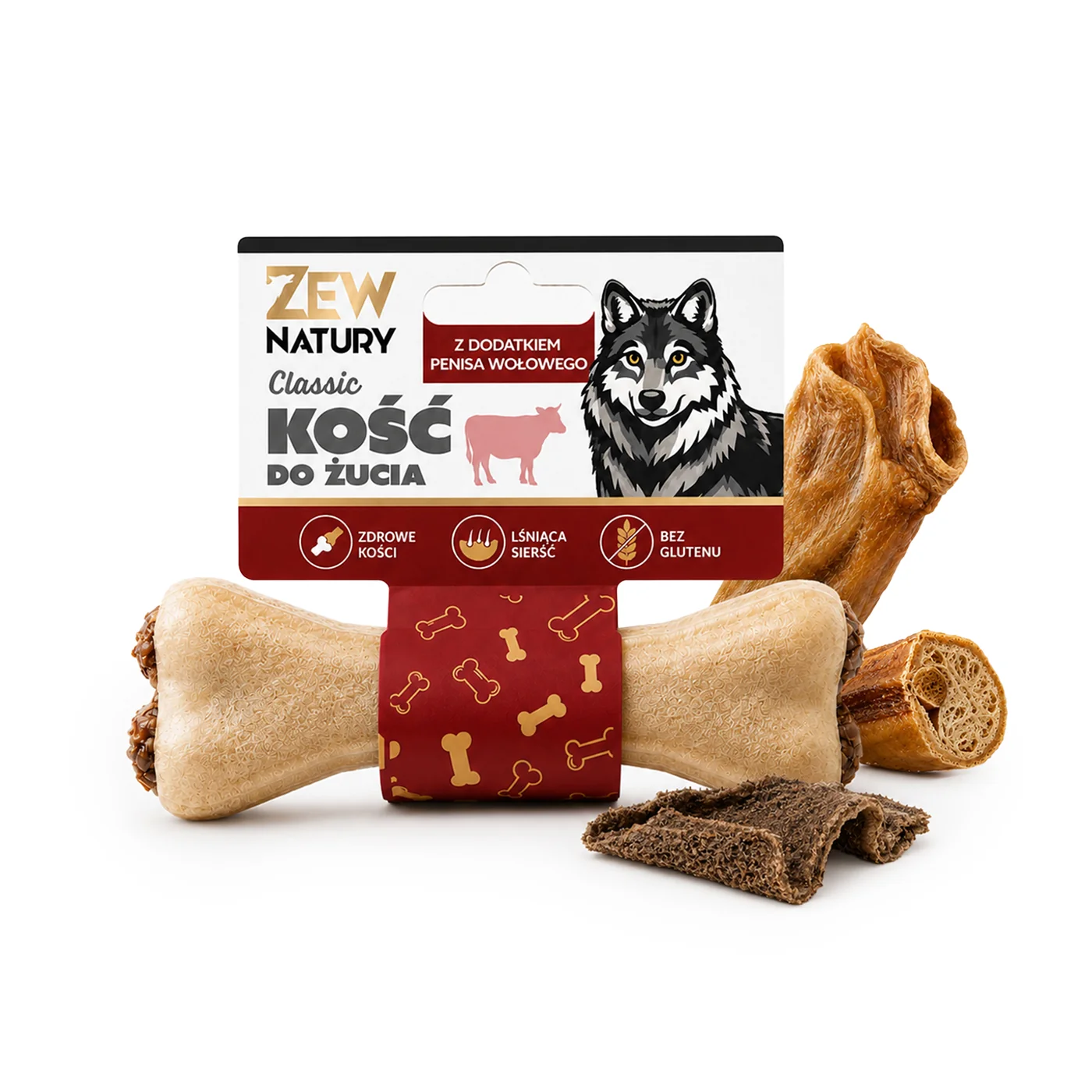 Zew Natury kość wołowa z penisem wołowym 55 g