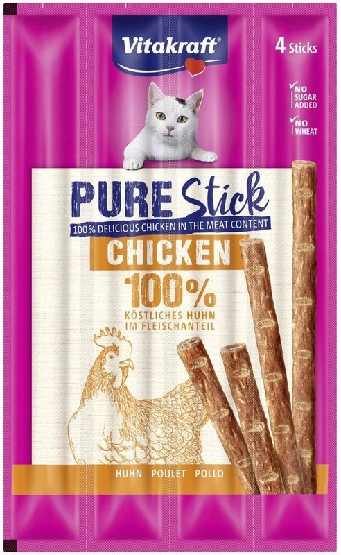 Vitakraft Pure Stick kurczak 5 g × 4