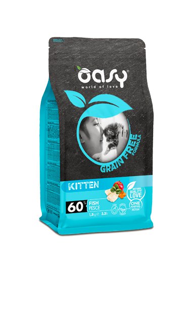 Oasy Grain Free ryba kitten 7,5 kg