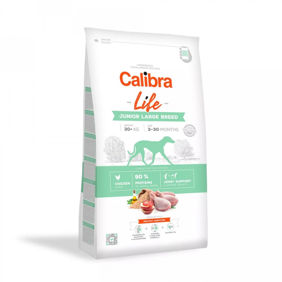 Calibra Dog Life kurczak junior duże rasy 2,5 kg
