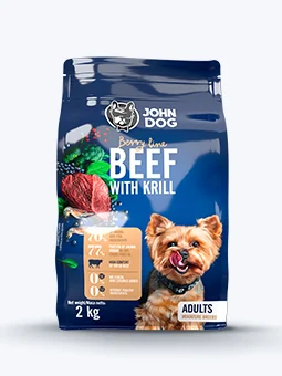 John Dog Berry Line kryl, wołowina adult małe rasy 120 g