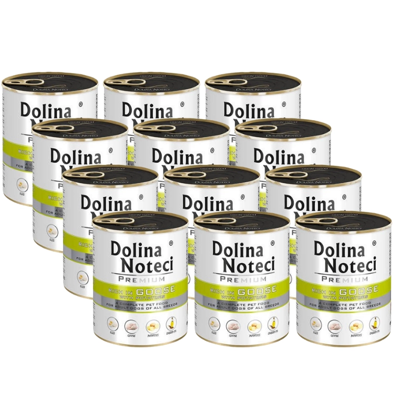 Dolina Noteci Premium gęś z ziemniakiem adult 800 g × 12