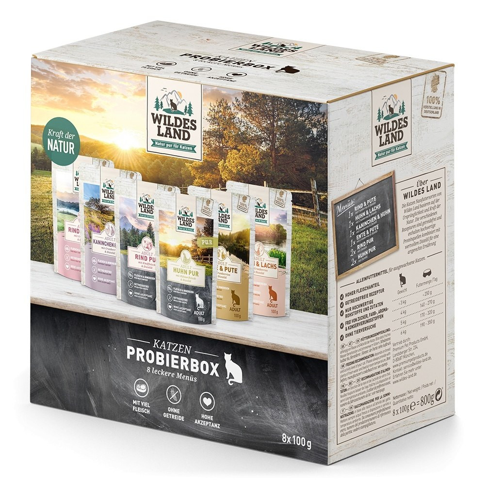 Wildes Land mix smaków 100 g × 8