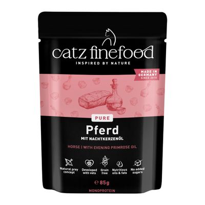 Catz Finefood Pure Sensitive konina w bulionie 85 g × 8