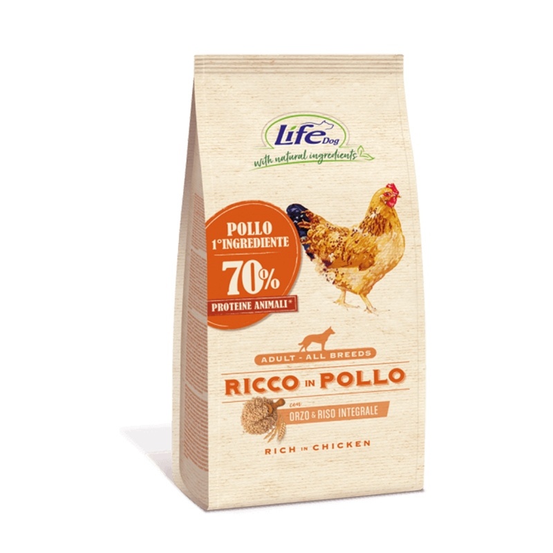 Life Dog Rich in Chicken kurczak adult 2 kg