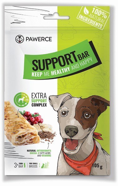 Pawerce Support Bar wołowina małe rasy 35 g × 3