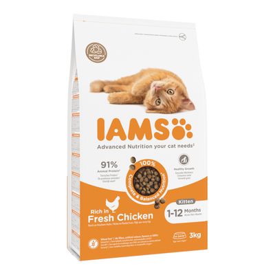 IAMS Advanced Nutrition kurczak kitten 3 kg