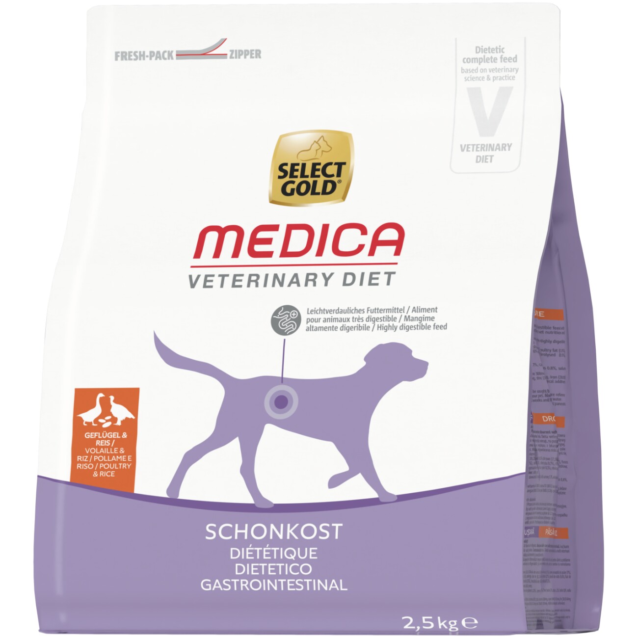 Select Gold Medica kurczak z ryżem 2,5 kg