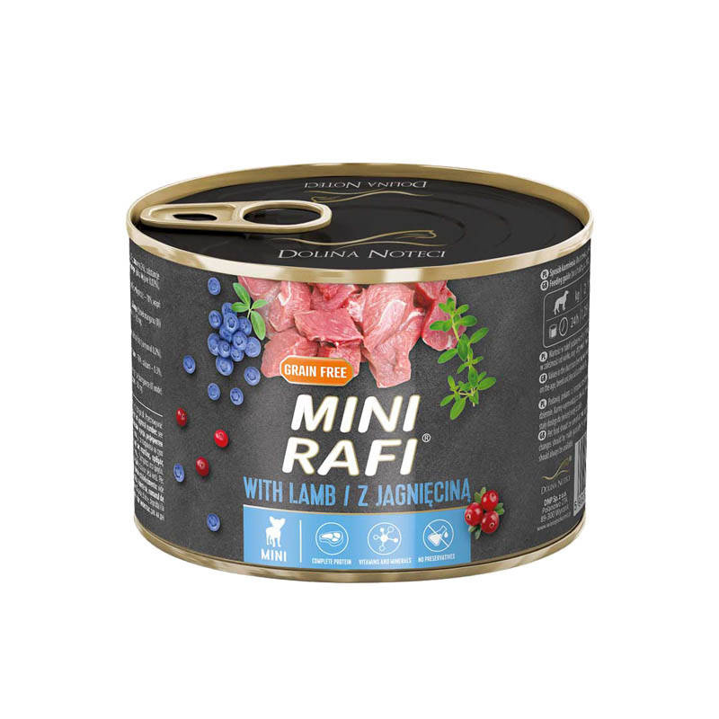 Dolina Noteci Mini Rafi jagnięcina adult małe rasy 185 g