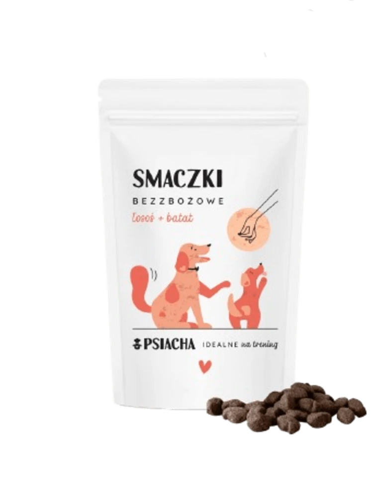 Psiacha Smaczki Bezzbożowe łosoś 80 g