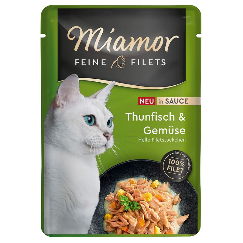 Miamor Feine Filets tuńczyk z warzywami w sosie 100 g