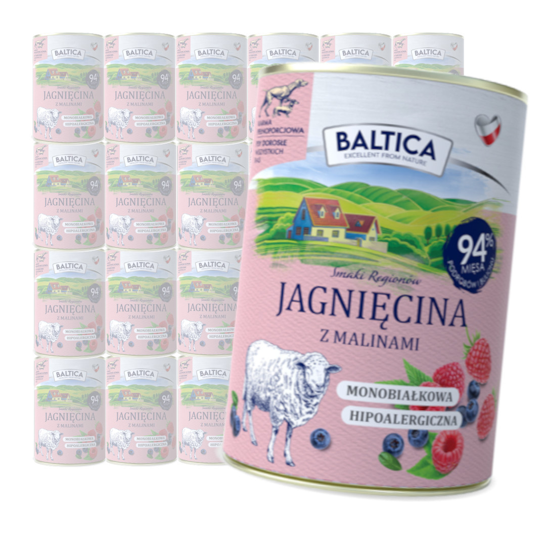 Baltica jagnięcina 400 g × 24