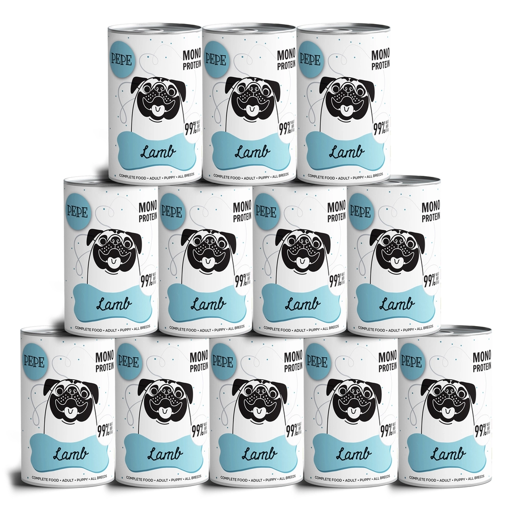 Paka Zwierzaka Pepe jagnięcina 400 g × 12