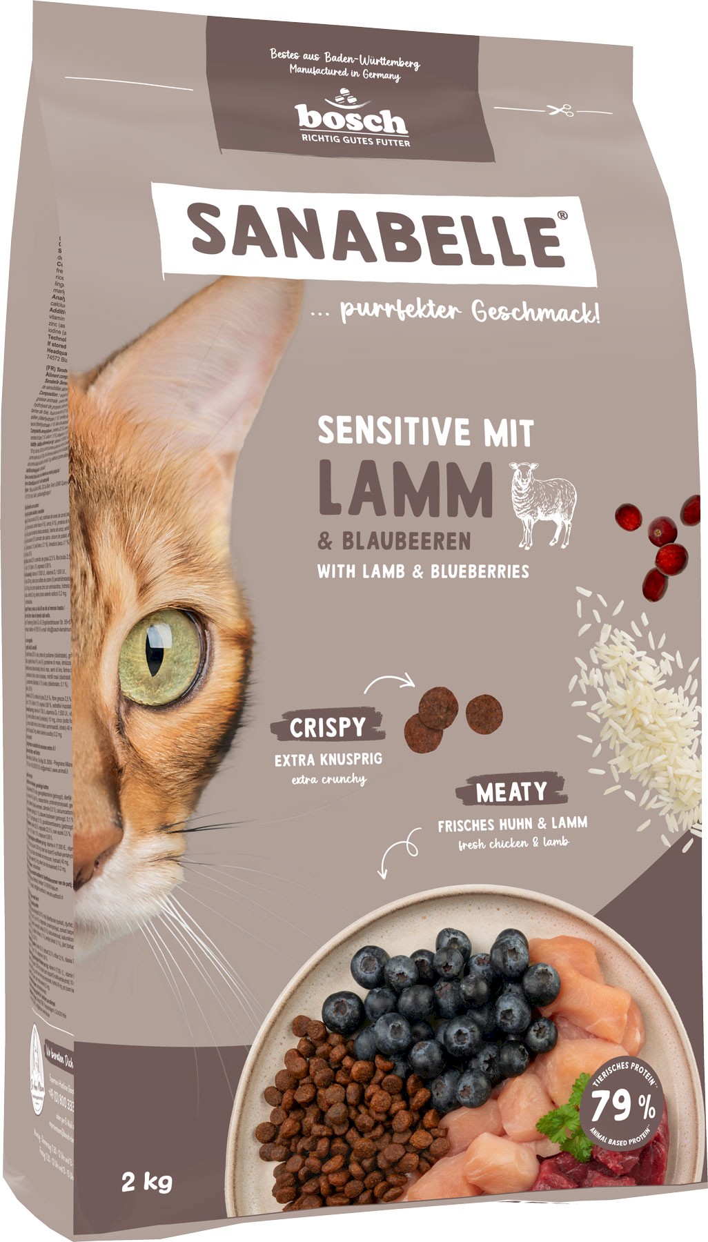 Bosch Sanabelle Sensitive jagnięcina adult 2 kg