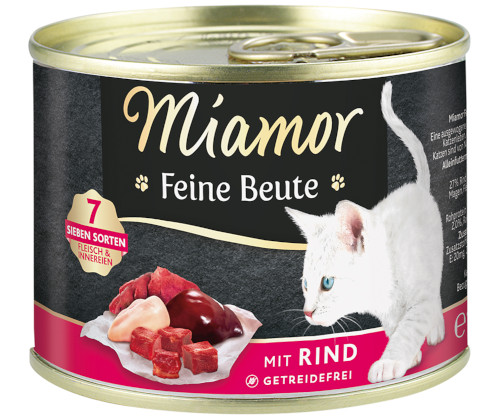 Miamor Feine Beute wołowina kawałki 185 g