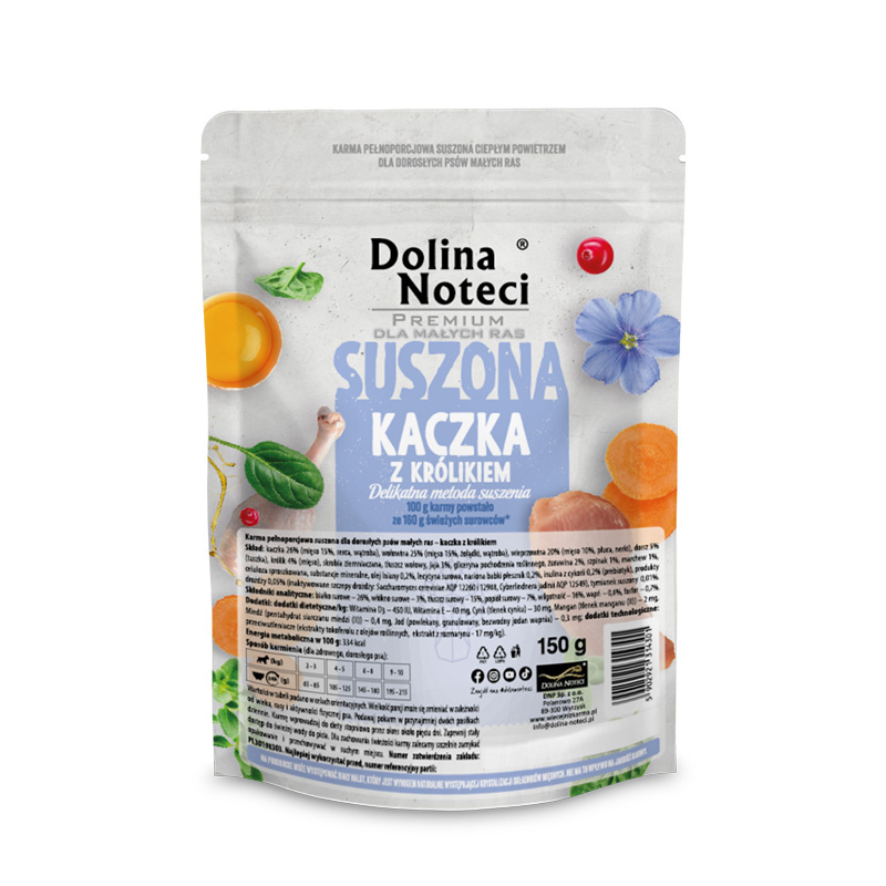 Dolina Noteci Premium kaczka, królik adult małe rasy 150 g