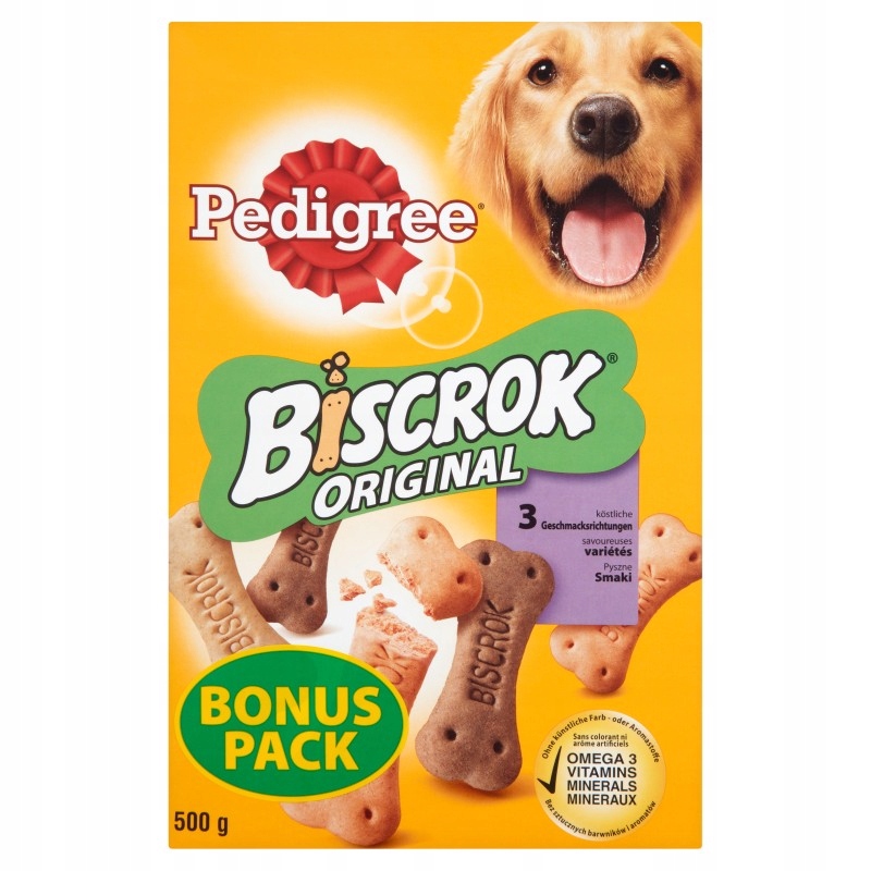Pedigree Biscrok jagnięcina, kurczak, wołowina 500 g
