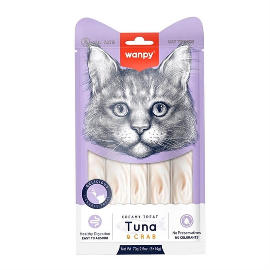 Wanpy Creamy tuńczyk, krab 70 g
