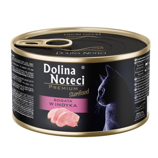 Dolina Noteci Premium Sterilised indyk pasztet adult 185 g