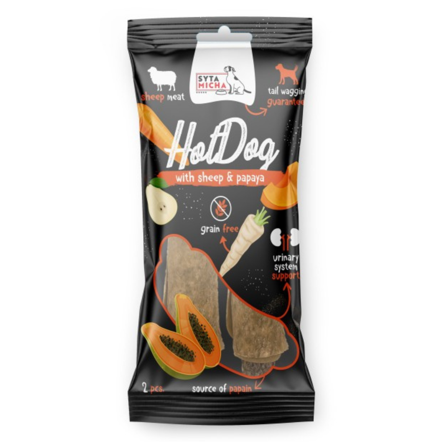 Syta Micha Hot Dog owca 75 g × 2