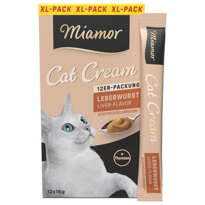 Miamor Cat Snack Hairball wątróbka pasta adult 16 g × 12