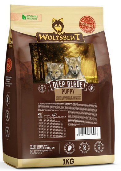 Wolfsblut Deep Glade bawół, jeleń puppy 1 kg