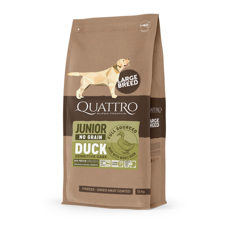 Quattro kaczka junior duże rasy 12 kg