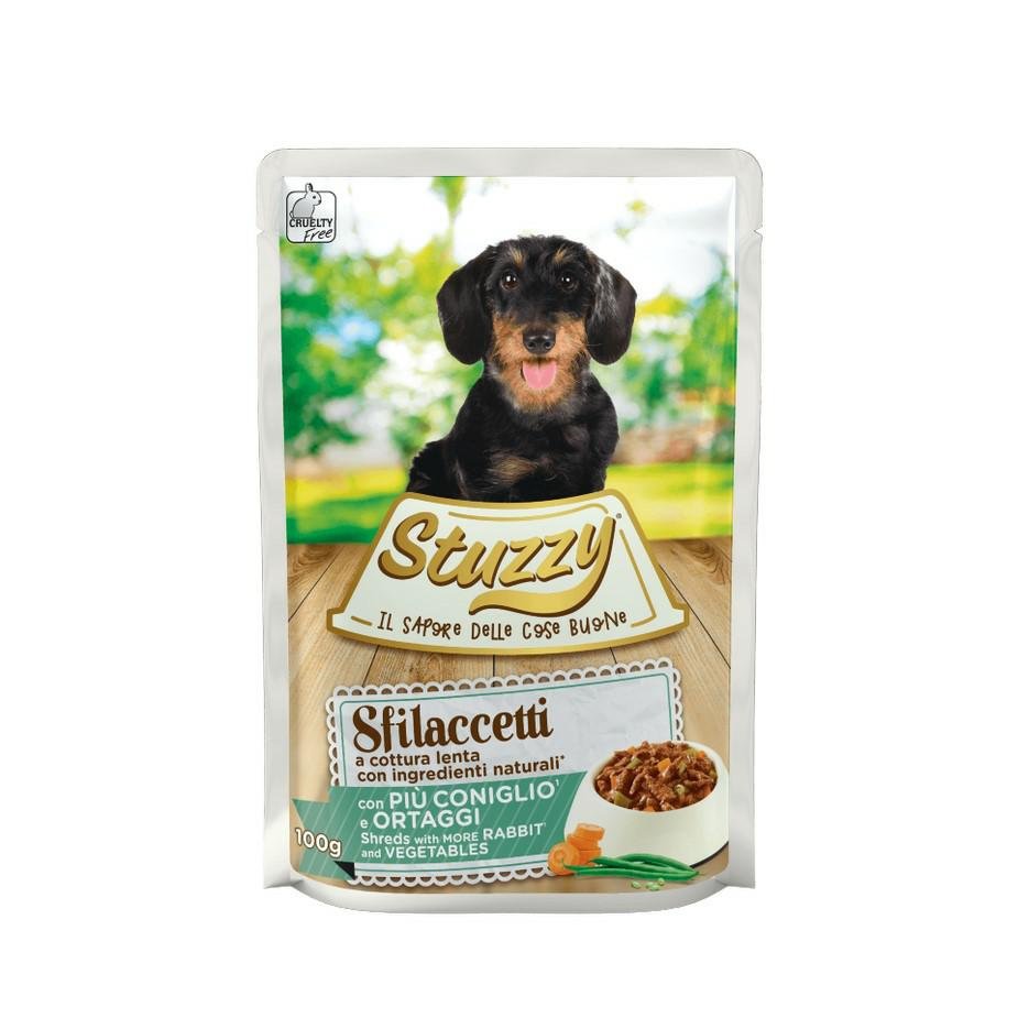 Stuzzy Sfilaccetti królik z warzywami adult 100 g