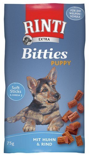 Rinti Bitties kurczak, wołowina puppy 75 g