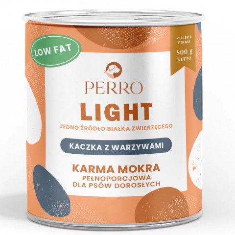 Perro Light kaczka adult 800 g