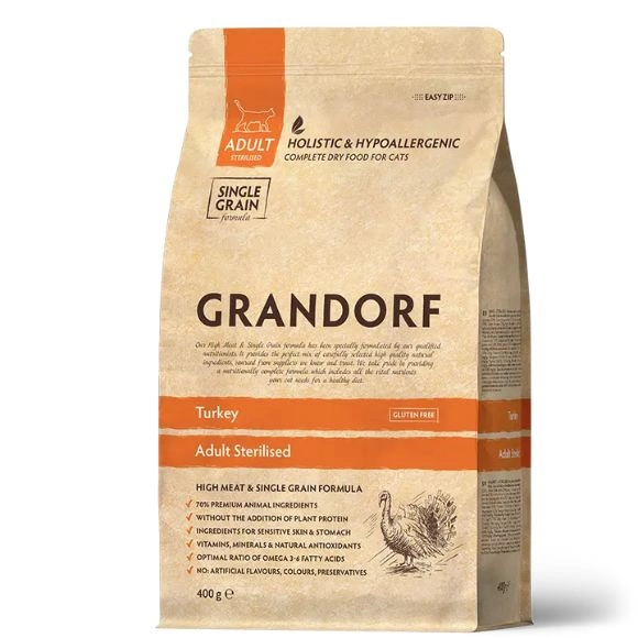 Grandorf Sterilised indyk adult 400 g