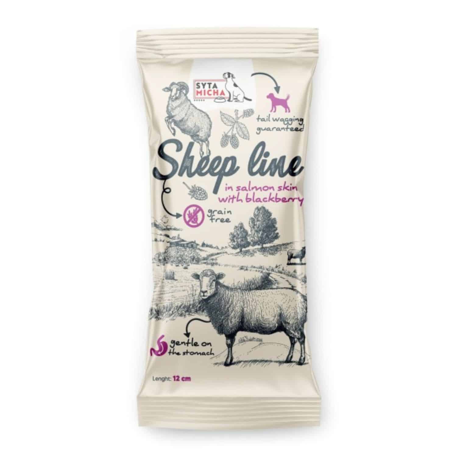 Syta Micha Sheep Line owca, łosoś 150 g