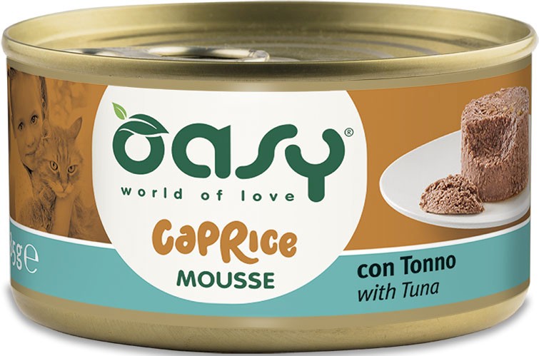 Oasy Caprice Digestive Skin & Coat tuńczyk pasztet adult 85 g