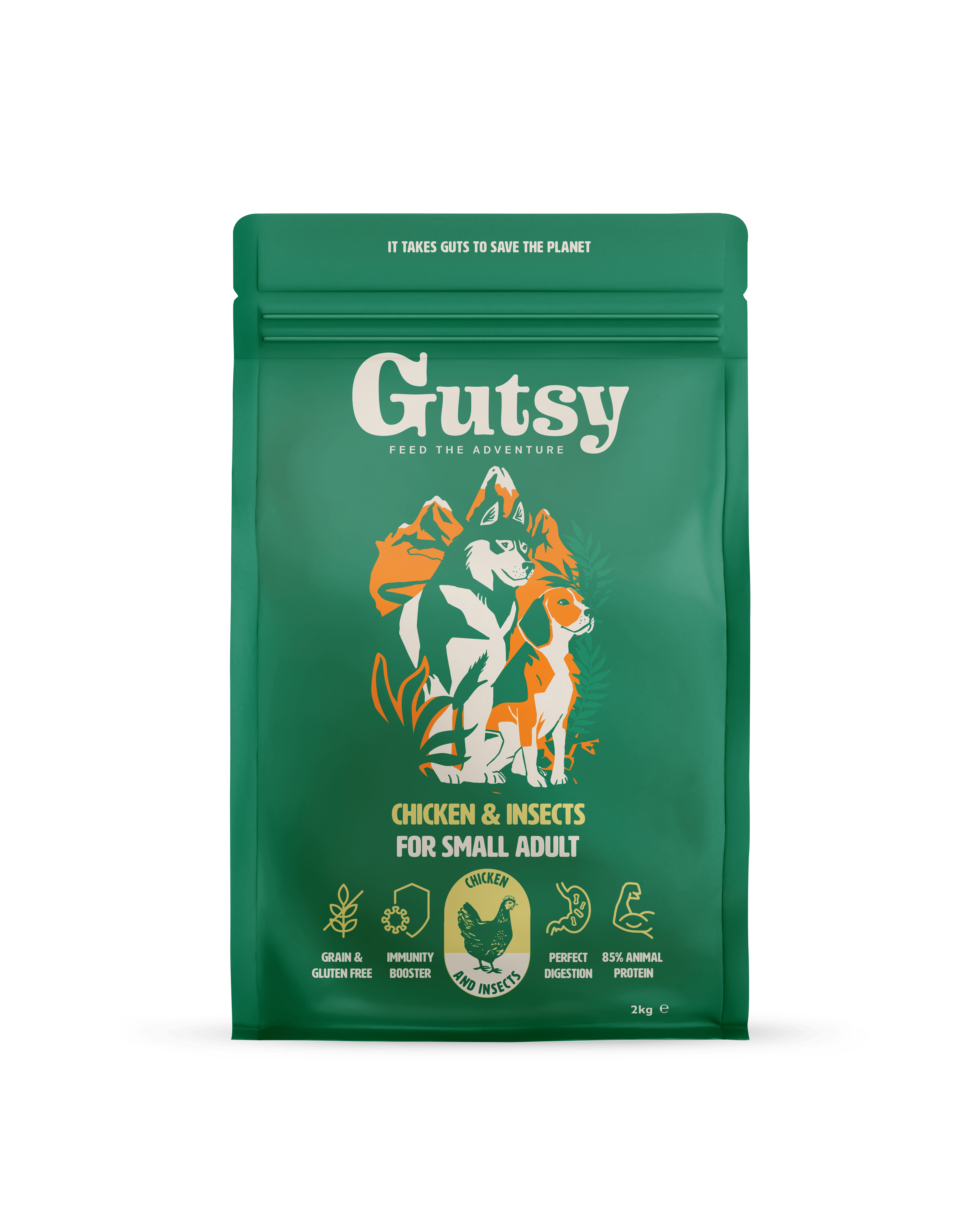 Gutsy kurczak, owady adult małe rasy 6 kg