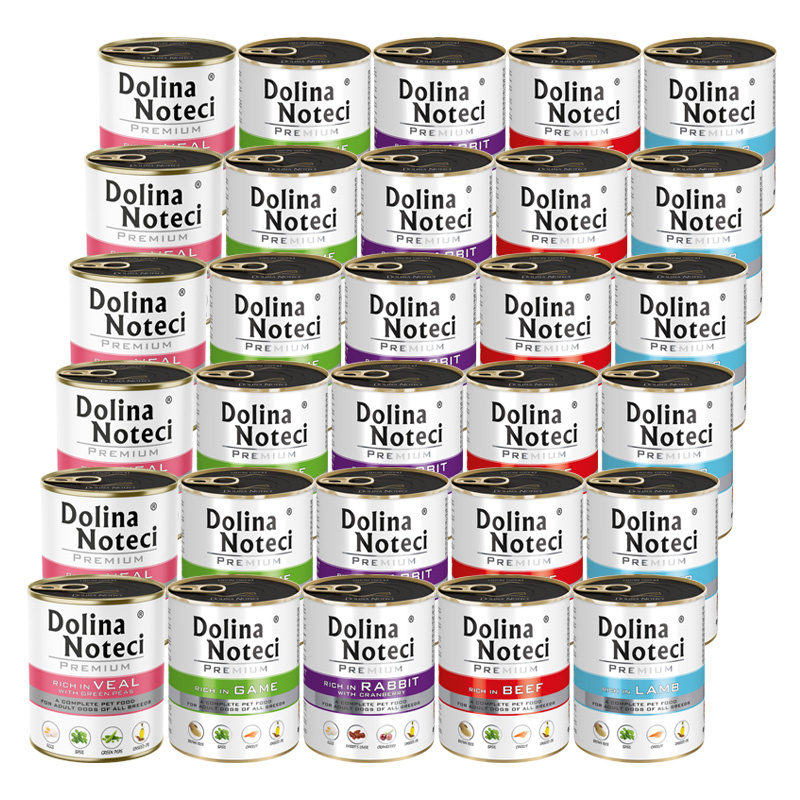 Dolina Noteci Premium cielęcina, dziczyzna, jagnięcina, królik, wołowina adult 800 g × 30