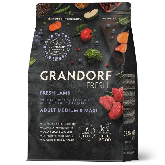 Grandorf Fresh jagnięcina adult średnie rasy, duże rasy 1 kg